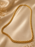 Gold Wheat Chain Necklace