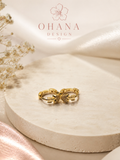 Gold Heart Huggie Hoop Earrings – Baby & Little Girl