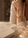 Gold Nail Cuff Bangle Bracelet